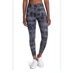 Z By Zella Women’s Leggings Gray & Black, Small, Hi Waist Ankle Length